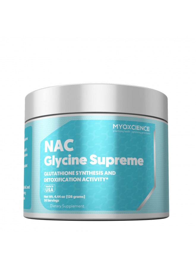 MYOXCIENCE MYOXCIENCE NAC + Glycine Supreme N-Acetyl-L-Cysteine, Glycine and Taurine Combination,Powder  - Image 1