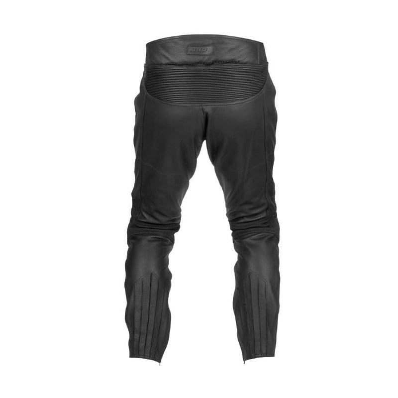 Noru Kuro Leather Motorcycle Pants Black - Image 3