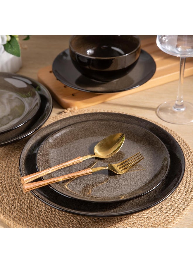 LERATIO مجموعة أدوات الطعام الخزفية LERATIO لـ 4 أشخاص - Image 2