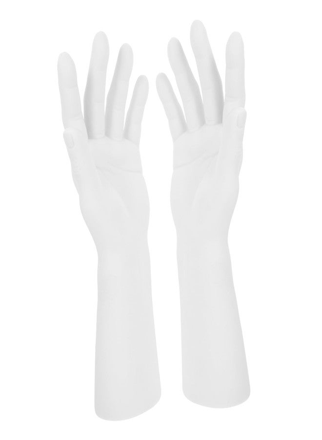 UKCOCO Male Hand Mannequin Display for Jewelry 2Pcs Desktop Ring Holder Multi-Function Hand Model for Bracelets Watches and Rings Durable and Lightweight - Image 1