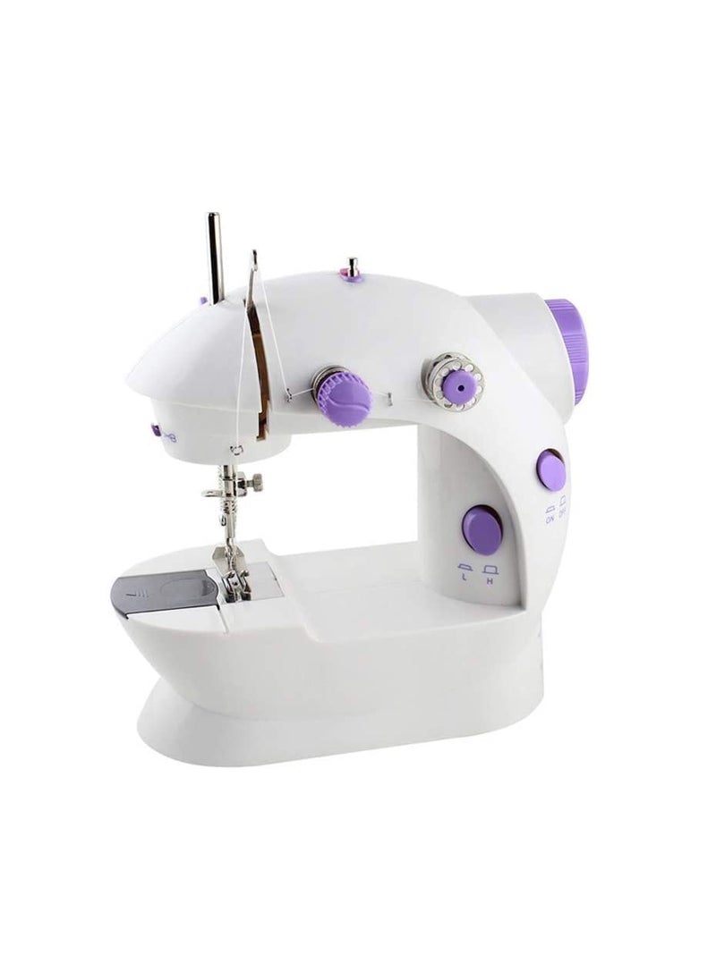 Generic HOME_310 Mini Sewing Machine For Home Tailoring Use Mini Silai Machine Mini Stitching With With Multicolour Threads Set  - Image 1