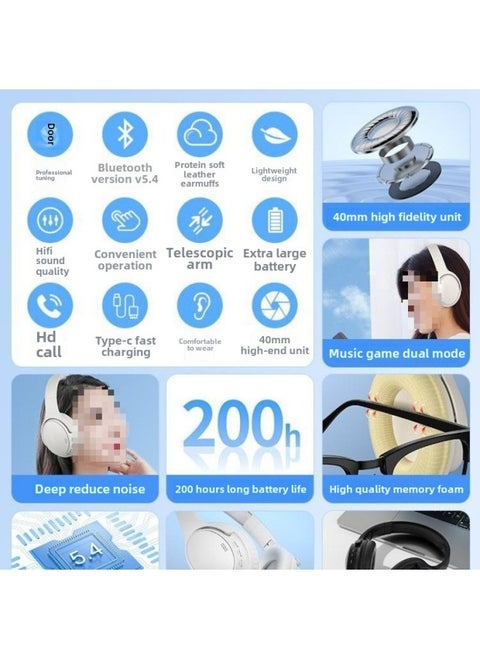 Hours Long Endurance Bluetooth Headset Noise Reduction Wireless Game Sports Mobile Phone Computer Wholesale-Color:Official Standard Configuration-[iphone Apple Android Vivo Xiaomixiami Honor Oppo Lenovo Oneplus Iqoo Sony Samsung R