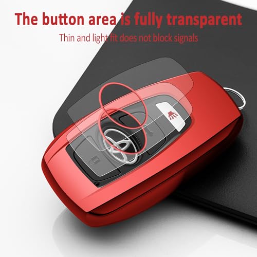 Tengare Car Key Fob Cover for Toyota GR86 Key Case Protector Holder 2022 2023 2024 2025 - Image 3