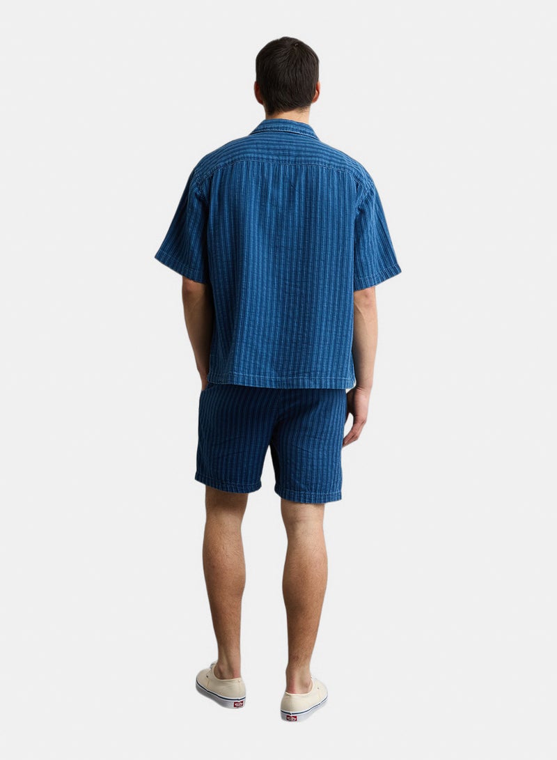 American Eagle AE Relaxed Fit Short Sleeve Camp Collar Shirt - Image 4