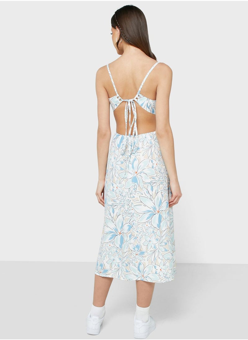 Ginger - Floral Printed Dress - Image 1