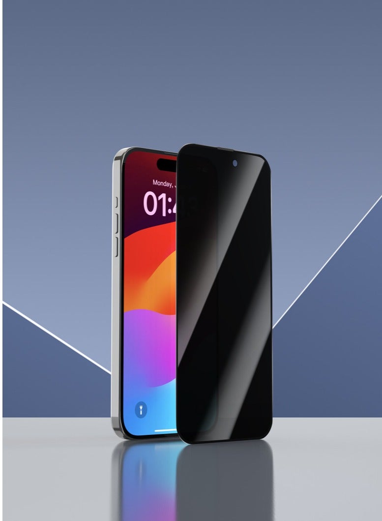 Devia iPhone 15 Pro Screen Protector ensures that your screen is protected from scratches and shocks while maintaining your personal privacy. Thanks to the double-reinforced glass and supports quick fingerprint recognition - Image 2