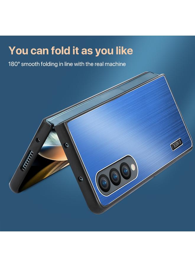 S-TOP Case For Samsung Galaxy Z Flip6 PC Hybrid Aluminum Alloy Brushed Shockproof Phone Case - Image 2