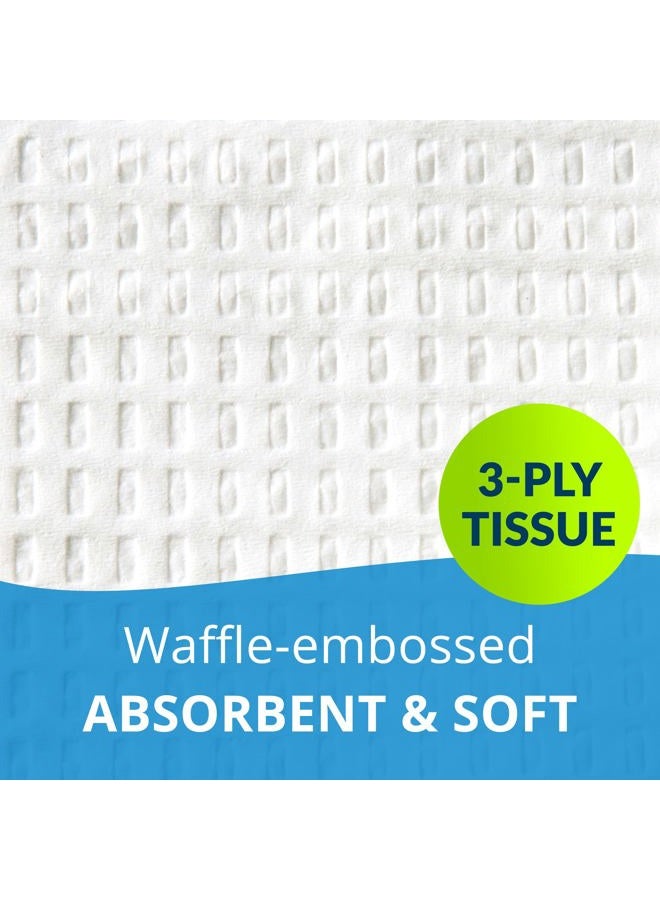 Tidi Avalon Papers 1001 Professional Towel, 3-Ply Tissue, 13'' x 18", White (Pack of 500) - Image 3