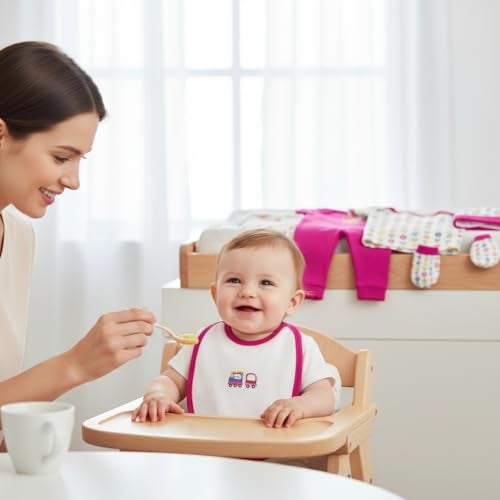 VParents Honey Punch New Born Baby Gift Set (Pink, Pack of 10) - Image 3