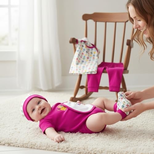VParents Honey Punch New Born Baby Gift Set (Pink, Pack of 10) - Image 4