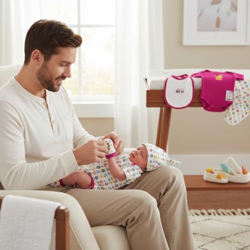 VParents Honey Punch New Born Baby Gift Set (Pink, Pack of 10) - Image 5