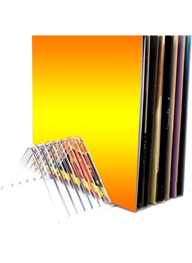 MONSSIVE MONSSIVE Acrylic 12 slot magazine holder desktop Organiser office Organiser  - Image 4
