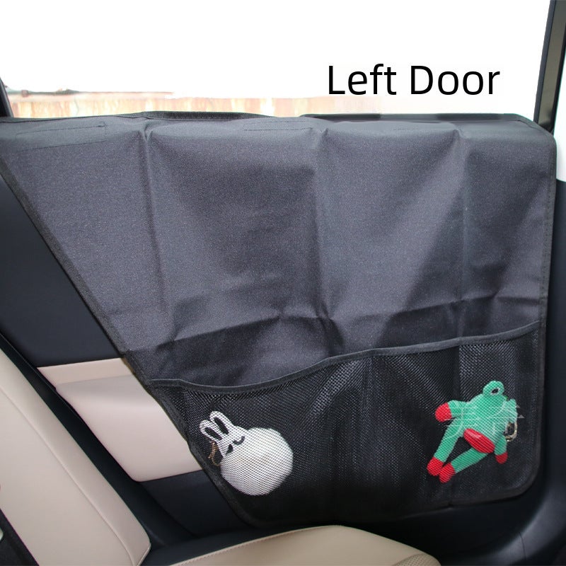 Car Door Pet Pad 72x42 Oxford Fabric Dog - Magic Tape Installation Scratch Protector for Vehicles - Image 4