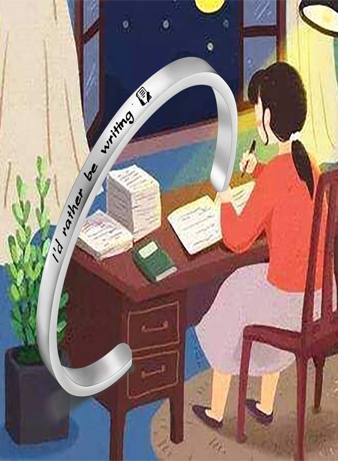 Lywjyb Birdgot سوار ليواجب طائرغوت أفضل أن أكون كاتبًا هدايا قراءة للكتّاب والقرّاء والمؤلفين والمدوّنين والصحفيين والروايين والمجوهرات الأدبية لها (أفضل أن أكون كاتبًا) - Image 4