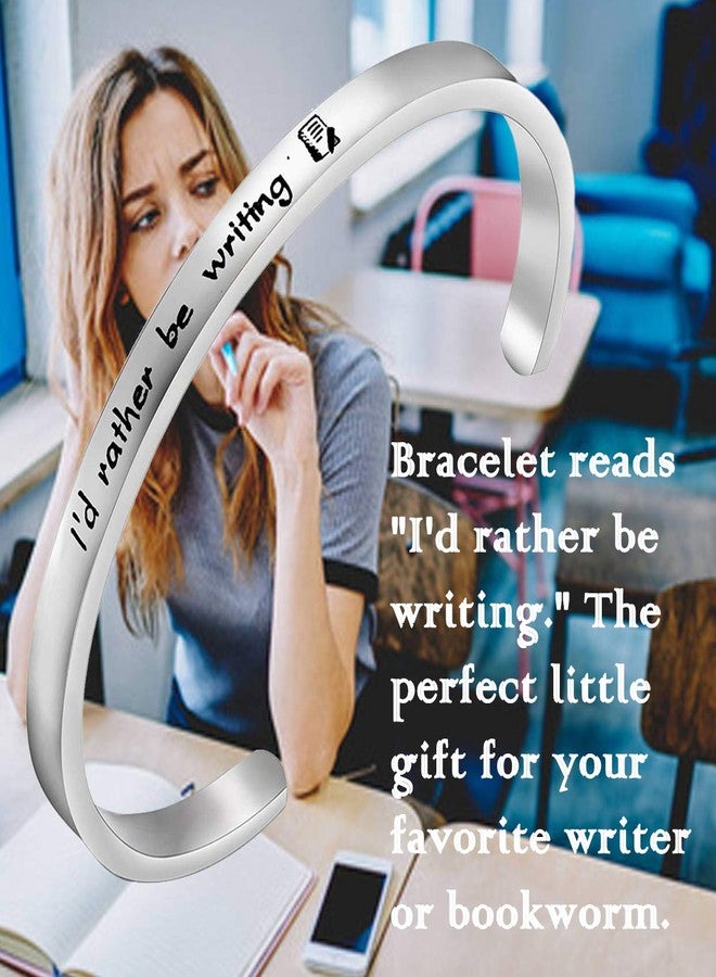 Lywjyb Birdgot سوار ليواجب طائرغوت أفضل أن أكون كاتبًا هدايا قراءة للكتّاب والقرّاء والمؤلفين والمدوّنين والصحفيين والروايين والمجوهرات الأدبية لها (أفضل أن أكون كاتبًا) - Image 5