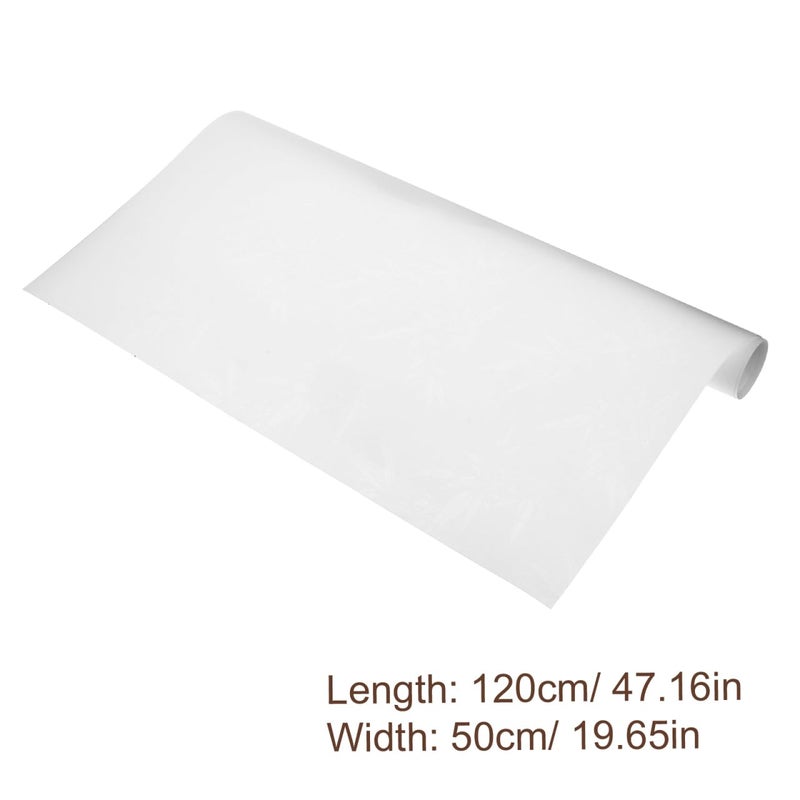 DOITOOL 2 Rolls Lamp Shade Material DIY Lampshade Making Supplies - PVC Adhesive Roll for DIY Round Drum Lamp Shade Floor/Table Lampshade - For Repair or Make Light Cover (19.6" Height X 47" Length) - Image 3