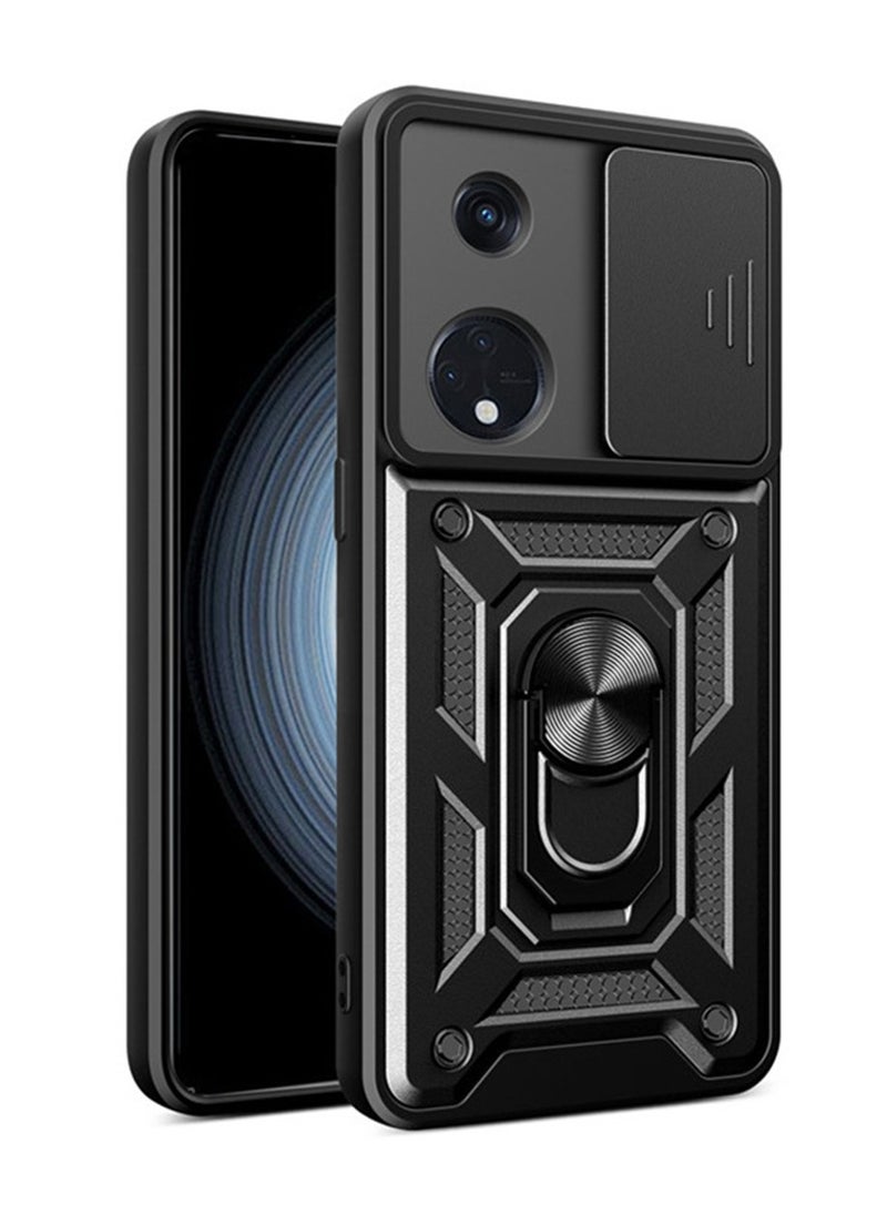 يوك غطاء حماية مضاد للصدمات لهاتف OPPO Reno 8T 5G/A1 Pro 5G أسود  - Image 1