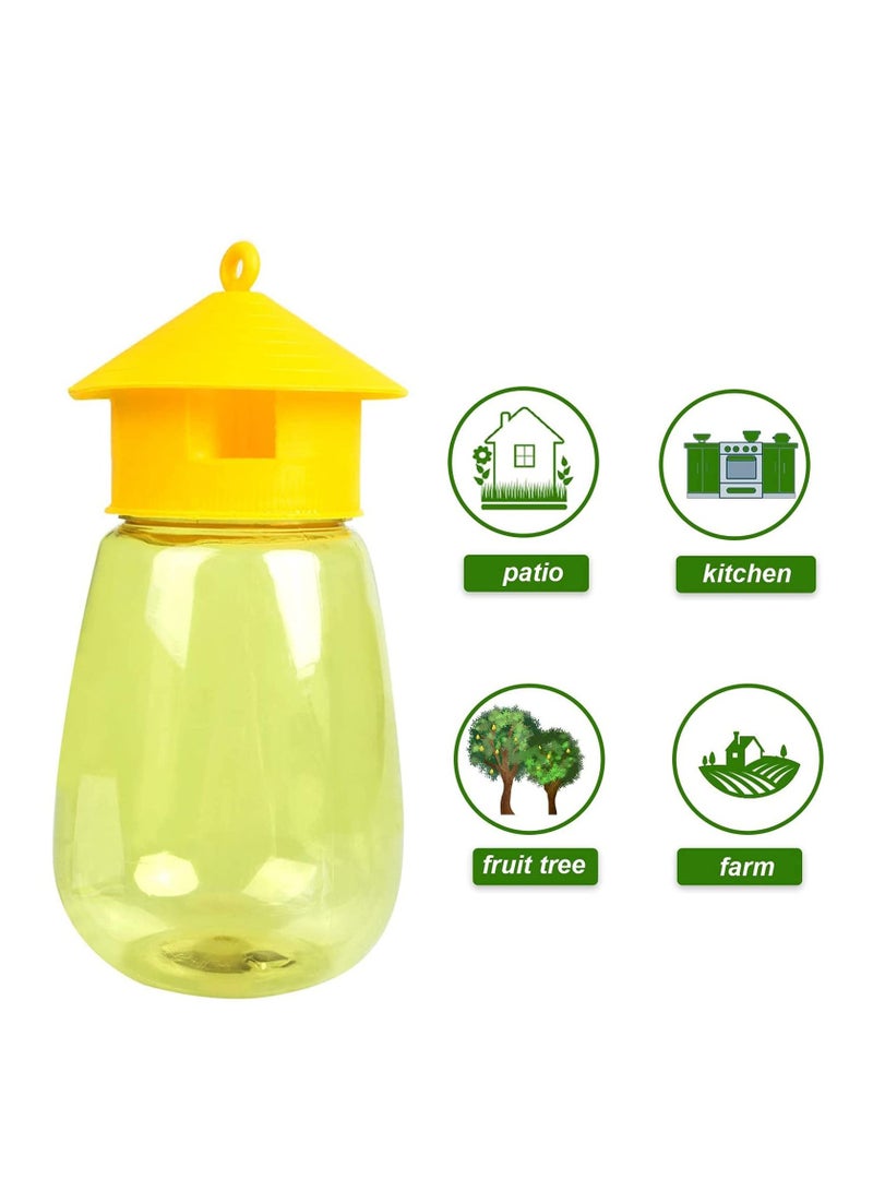KASTWAVE 2 Pack Fruit Fly Traps Outdoor, Reusable Fly Traps and Fly Catcher,Insect Bug Killer for Garden Farm - Image 3