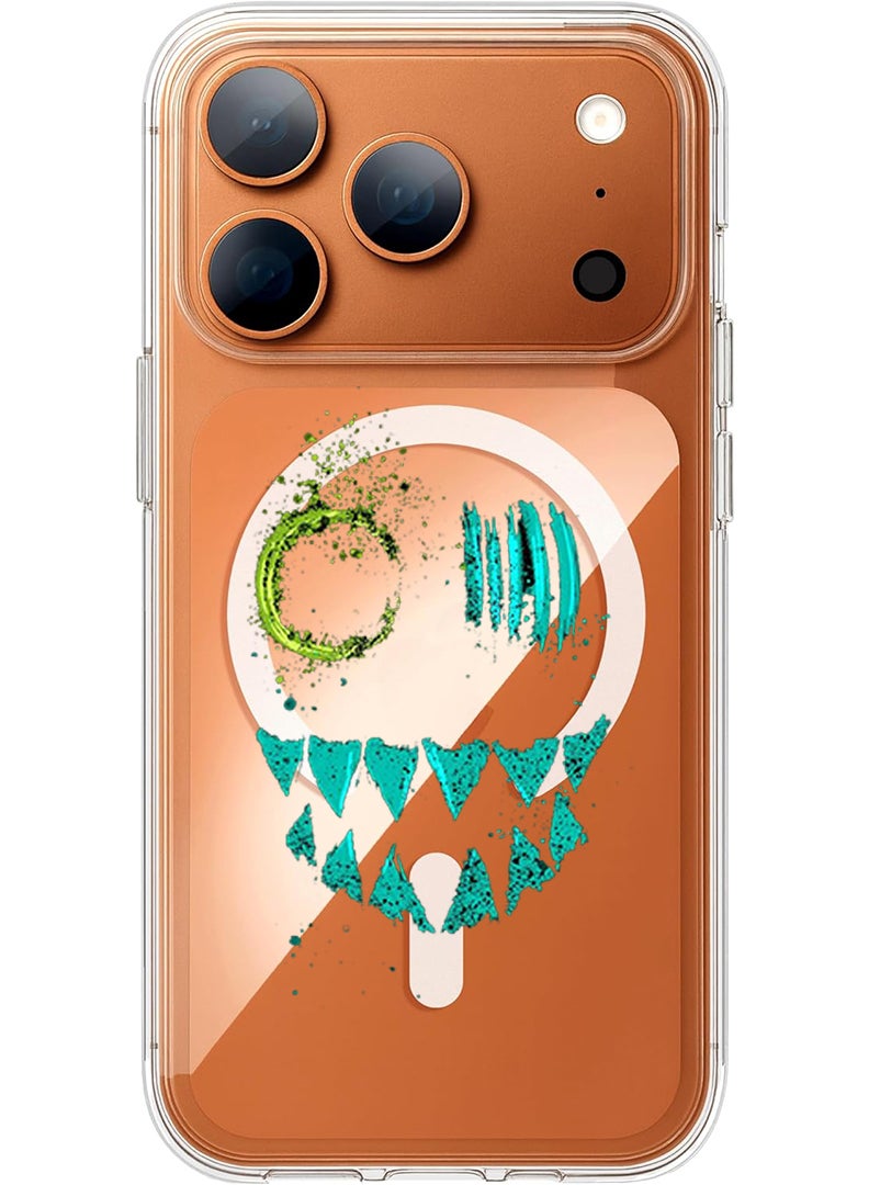 Theodor Magnetic Case for Apple iPhone 17 Pro Compatible with MagSafe Wireless Charging, Shockproof Phone Bumper Cover - Giraffe - Image 1