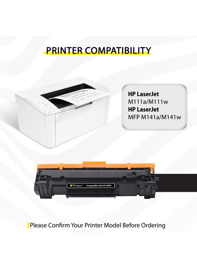 Prospect Toner Cartridge 150A W1500A Compatible with HP LaserJet Printer M111a M111w MFP M141a M141w MFP M141a - Image 5