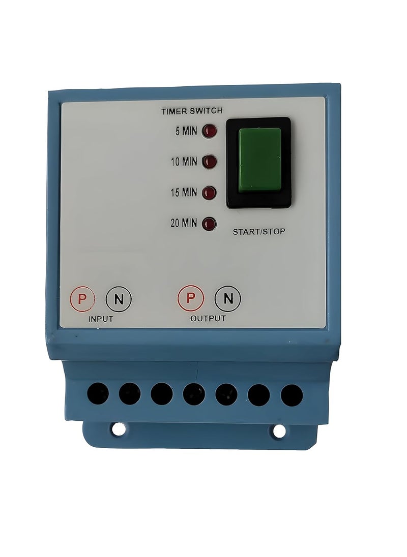 BlackT ElectroTech Blackt Electrotech Off Delay Timer Switch 5101520 Min for Geyser Motor Heater etc  - Image 1