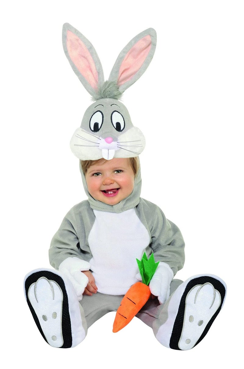 Rubies Looney Tunes: Bugs Bunny Costume for Babies, Unisex 6-12 Months - Image 3