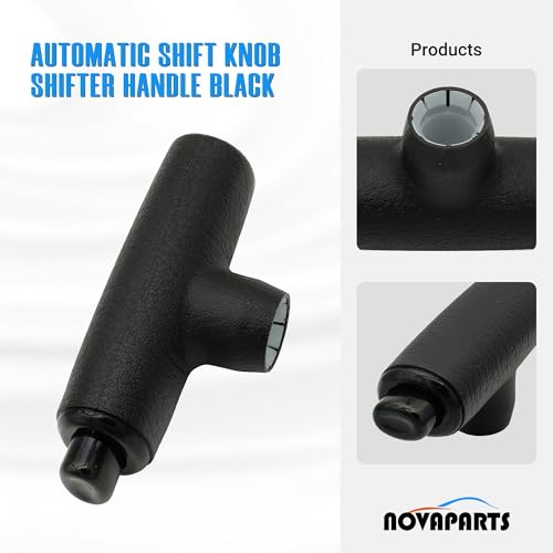 NOVAPARTS Automatic Shift Knob Shifter Handle Black 52104028 for 20012006 Jeep Wrangler TJ Cherokee Replaces OE 52077560 53000675 - Image 3