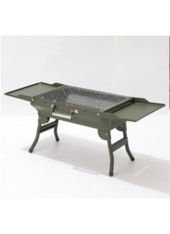 Generic Foldable Camping Barbecue Grill for Family Home Outdoor Heavy Duty Folding Charcoal Barbecue Cooking Grill Picnic Accessories  - Image 1