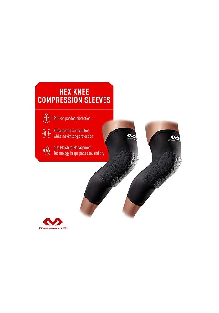 McDavid Hex Knee Pads Compression Sleeves - Image 2
