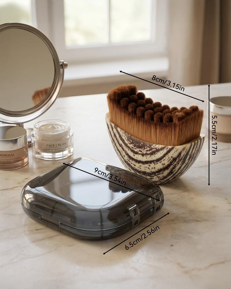 Proxima Direct Face Dry Brush with Box, Lymphatic Contour Brush for Face Drainage Massager Soft Brushing Beauty Tool for Jawline, Chin & Facial Sculpt to Fit Precisely and Relieve - Image 2