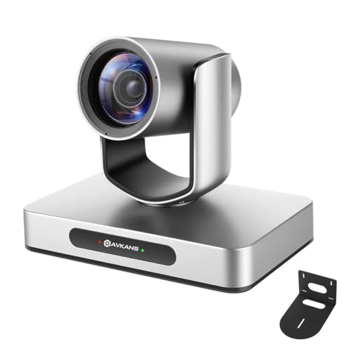 AVKANS 4K NDI PTZ Camera, HDMI SDI AI AUTO Tracking PTZ Camera with IP Live Streaming for Church Worship Live Events, PoE Support - Image 1