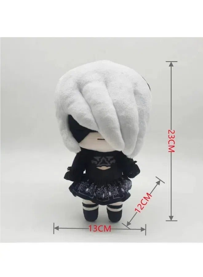 general Nier Automata game plush toy cartoon doll cute YoRHa 2B plush toy the best gift for family and friends - Image 3