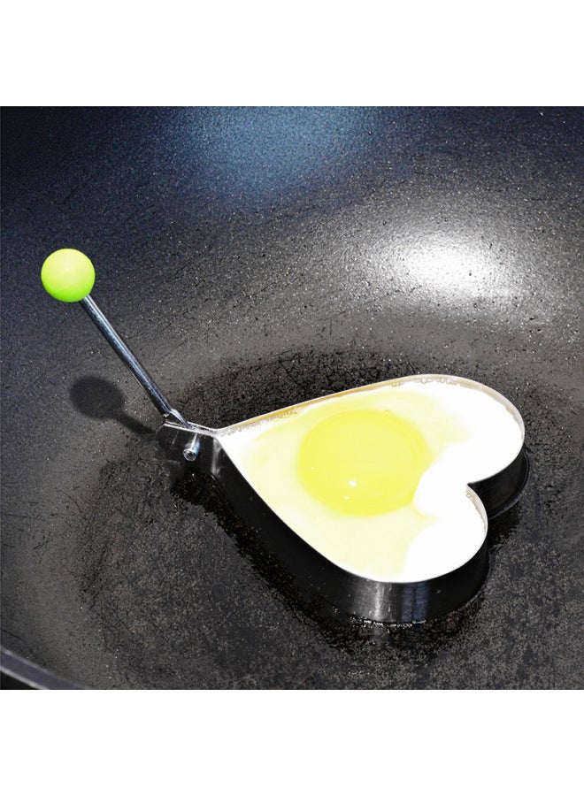 Thickened Stainless Steel Cake Model Fried Egg Chocolate Mold Love Type Fried Egg Ring Baking DIY Egg Omelette-Specifications:Love Shape# C095B#-Color:Bagged - Image 3