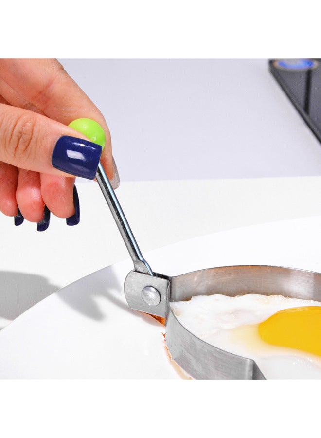 Thickened Stainless Steel Cake Model Fried Egg Chocolate Mold Love Type Fried Egg Ring Baking DIY Egg Omelette-Specifications:Love Shape# C095B#-Color:Bagged - Image 4