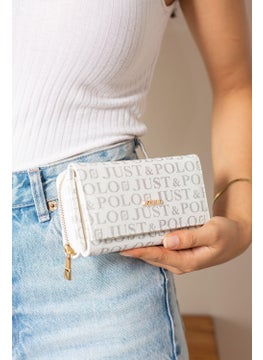Just Polo Women's White Wallet & Card Holder JP0001  - Image 4