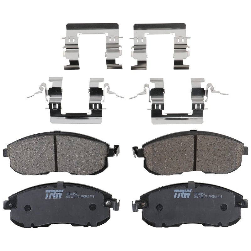 TRW Pro TRC0815A Disc Brake Pad Set For Nissan Sentra 20112019 Front And Other Applications