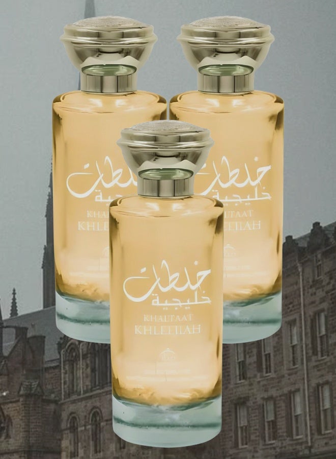 manar 3 Pieces Khaleeji Mix Perfume For Unisex 100ml EDT - Image 1