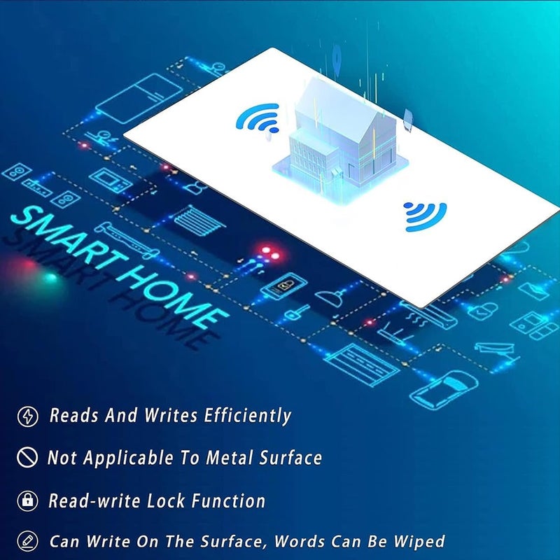 LINJIE Nfc Card，Nfc Tags /215 Cards Nfc Blank 504 Bytes Pvc Cards Ntag 215 Nfc White Labels Compatible With Tagmo And Amiibo For All Nfc Enabled Smartphones And Devices（16 Pcs） - Image 2