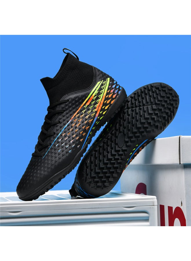 Artificial Turf Football Shoes, New High-top Football Shoes For Men, Compeion Shoes With Rubber Studs, Children's Training Shoes, Student Shoes, Women's Shoes