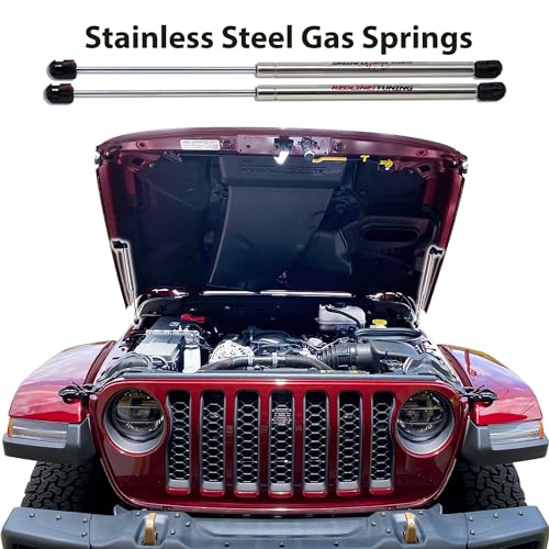Redline Tuning 21-20007-03 Hood QuickLIFT Elite Compatible with Jeep Wrangler Rubicon 392 2021+ (Stainless Steel Struts) - Image 5
