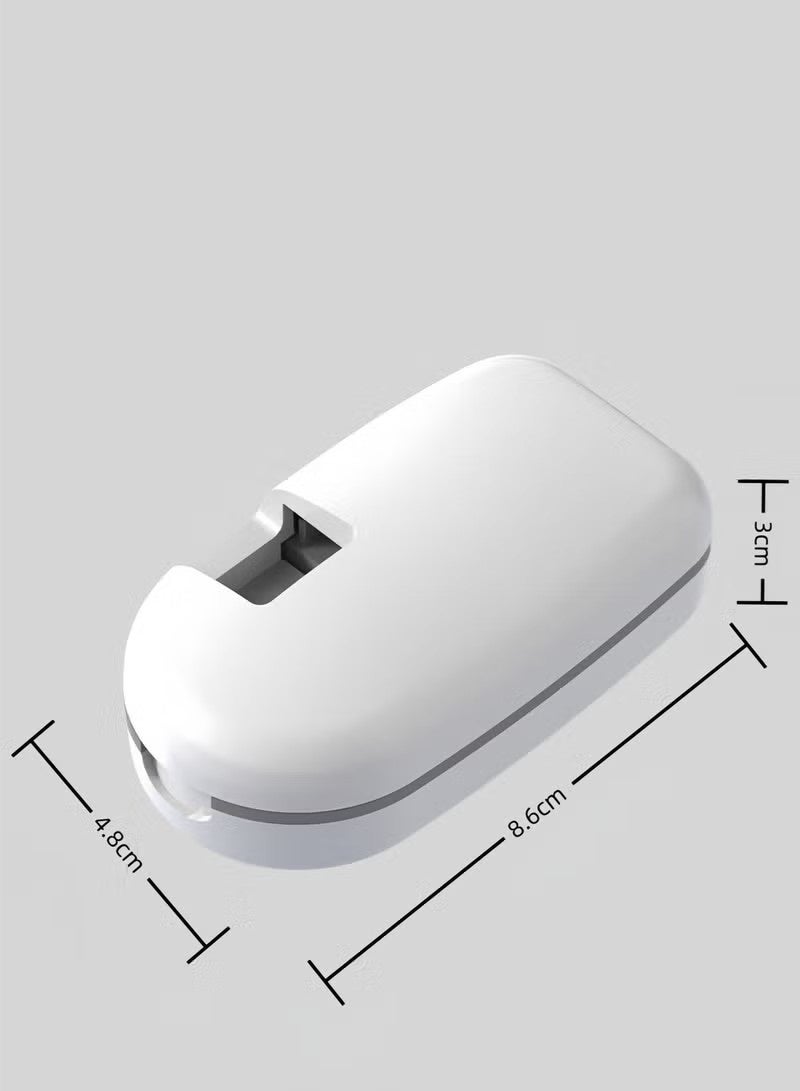 قاطع حبوب، حامل حبوب صغير، علبة حبوب محمولة، أداة لتقسيم الحبوب الصغيرة والكبيرة، قاطع حبوب مع حجرة تخزين، قاطع حبوب محمول مزود بوظيفة الطحن، مناسب للسفر والاستخدام اليومي - Image 5