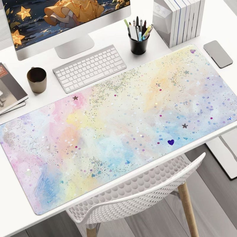 Super Large Landscape Photography Mouse Pad Rubber Office Desk Mat Suitable For Office Keyboard 31 5 X 11 8 Inch 800x300mm - Image 3