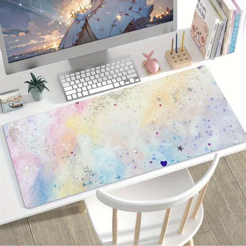 Super Large Landscape Photography Mouse Pad Rubber Office Desk Mat Suitable For Office Keyboard 31 5 X 11 8 Inch 800x300mm - Image 5