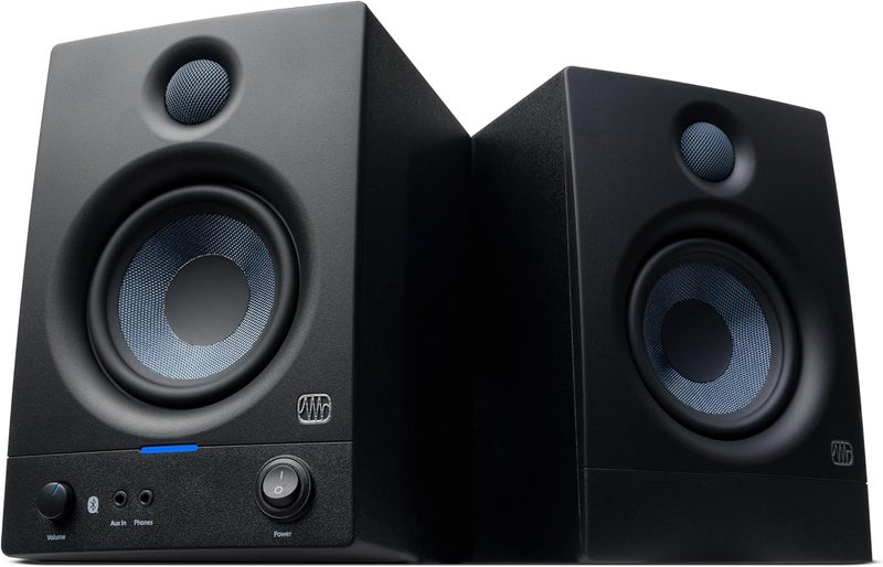Eris 4.5BT Bluetooth Studio Monitors, Pair — 4.5" Powered, Active Monitor Speakers for Near Field Music Production, Audio Mixing & Recording - Image 1