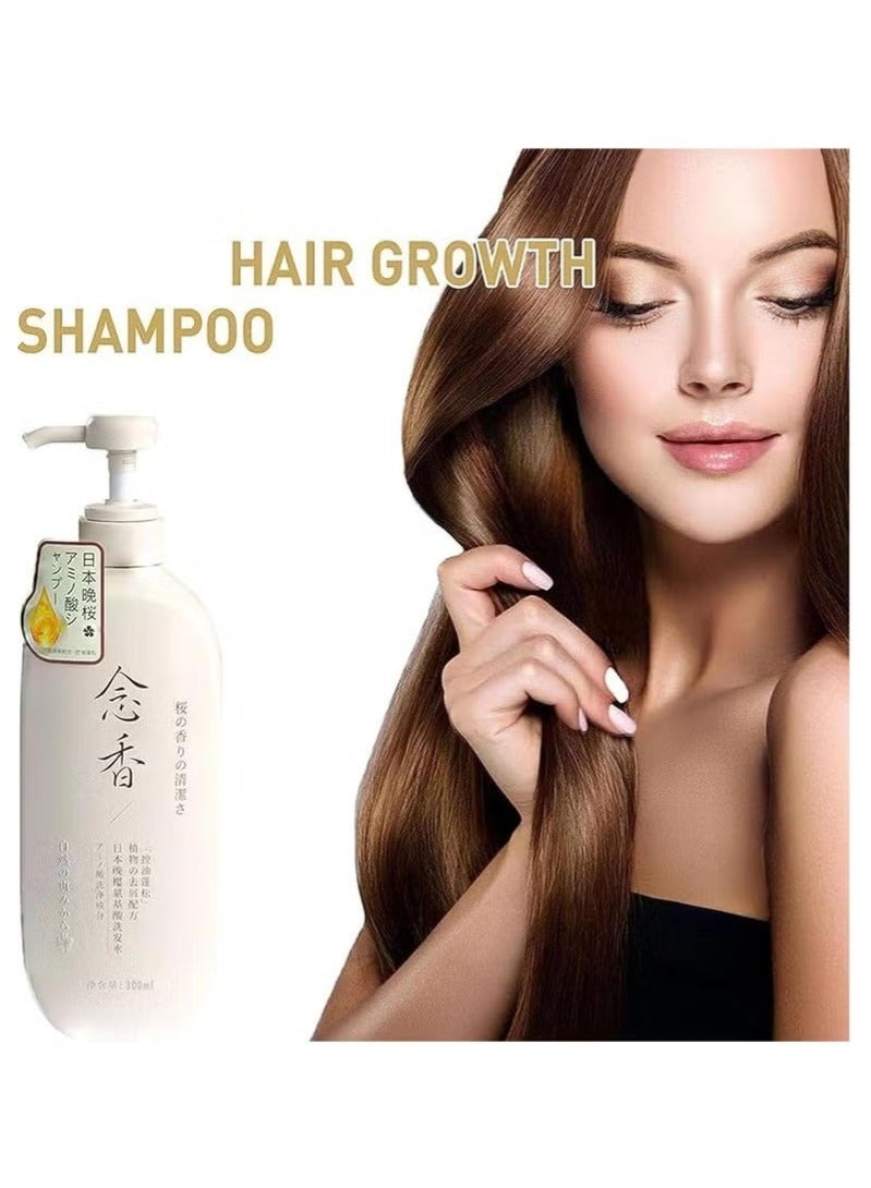 MAXFIT Japanese Sakura shampoo (original) for hair growth 300 ml - Image 2