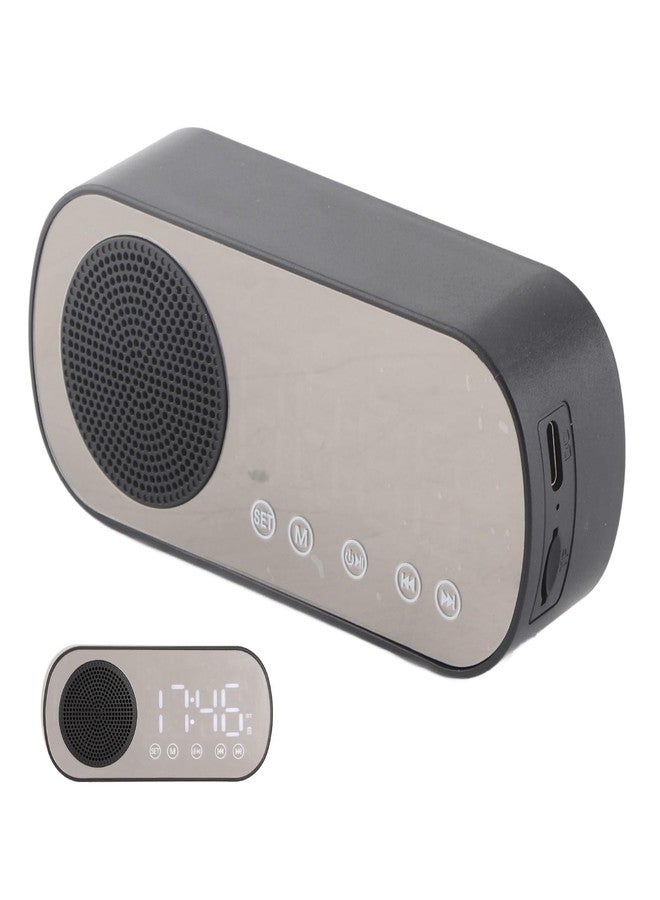 EBTOOLS Portable Dual Alarm Clock with BT Speaker and FM Radio for Reading, Cooking, and More - Image 5