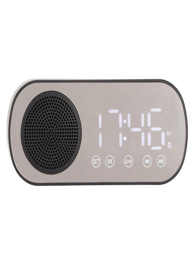 EBTOOLS Portable Dual Alarm Clock with BT Speaker and FM Radio for Reading, Cooking, and More - Image 1