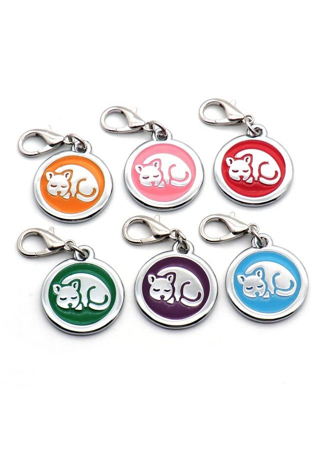 علامات تعريف الحيوانات الأليفة - قطعتان من قلادة عنق الكلاب/القطط المصنوعة من سبيكة معدنية جميلة مخصصة لصنع قلادة بنفسك | قلادة للحيوانات الأليفة - أفضل هدية لحيواناتك الأليفة (التصميم - 06) - اللون حسب المتوفر - Image 1