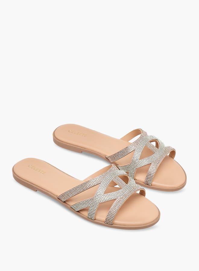 سيليست صنادل نسائية مزينة سهلة الارتداء - Image 3