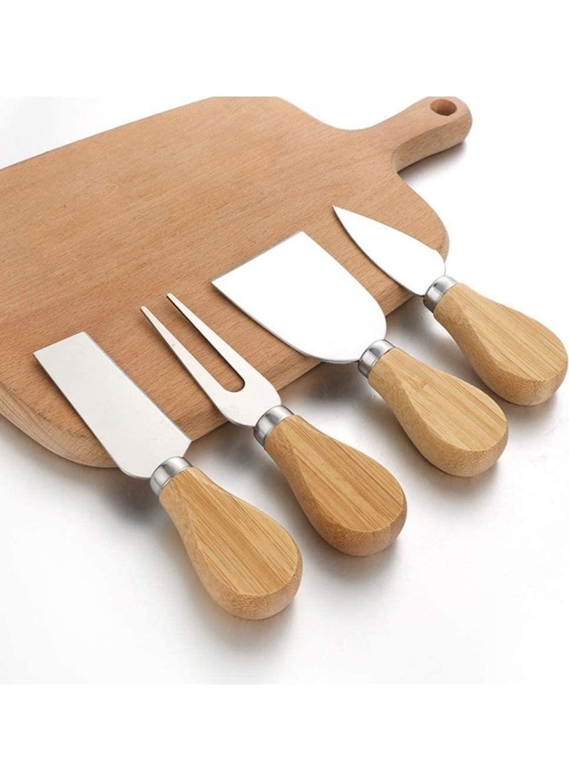 4 Piece Bamboo Handle Steel Cheese Knife Set - Breakfast Mini Knife Set - pzsku/ZCE31C9623993631ECFCAZ/45/_/1737173975/1f476524-7455-4f8c-b9cb-2288e3a8888c